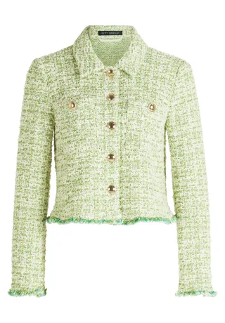 Betty Barclay - Blazer-Jacke green/cream - Gr. - 36