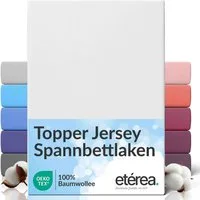 etérea Himmlische Qualität Spannbettlaken etérea Comfort Jersey Topper Spannbettlaken, Jersey, Gummizug: rundum, (1 Stück)