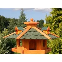 DSH DEKO SHOP HANNUSCH Vogelhaus Vogelhaus, Vogelhäuschen mit Bitumschindeln, behandelt