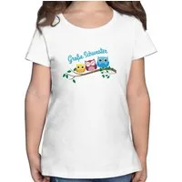 Shirtracer T-Shirt große Schwester Eulen Geschwister Bruder und Schwester