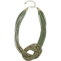 COLLEZIONE ALESSANDRO Kette mit Anhänger Devi, mehrreihige Kette mit Knoten