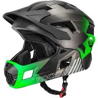 ROCKBROS Fahrradhelm Kinderhelm Integriert Fahrradhelm Kinder (1-tlg), Fullface, mit Abnehmbarem Kinnschutz, S 48-53 cm M 53-58 cm