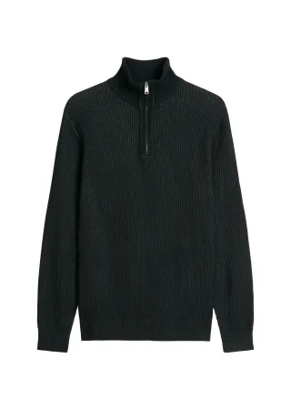 Marc o Polo - Knit Pullovers Longsleeve, Black_Multi_01 - Gr. - XXL
