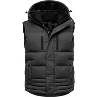 Amaci&Sons Steppweste PACIFICA Steppweste Dicke Herren Outdoor Winter Weste Jacke mit Kapuze
