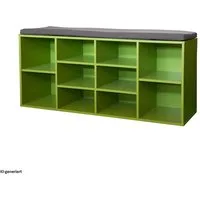 HTI-Line Schuhbank Schuhbank Katja6 (Stück, 1-St., 1 Schuhbank mit Kissenauflage), Schuhregal 10 Fächer