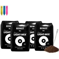 Biobizz Blumenerde Biobizz Light Mix, (4-St)
