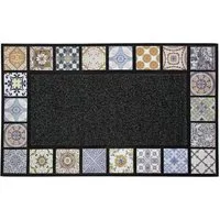 Douceur d'intérieur Fußmatte Fußmatte, spanische Mosaik, 45 x 75 cm, Höhe: 5 mm