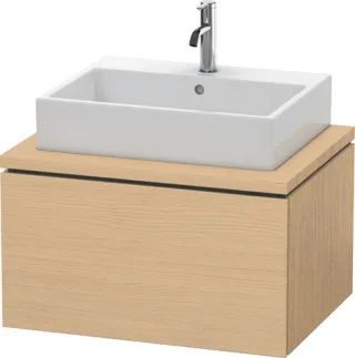 Duravit L-Cube Konsolenwaschtischunterbau wandhängend Natur Eiche Matt 720x547x400 mm - LC581103030 LC581103030