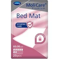 Inkontinenzauflage Hartmann MoliCare Premium Bed Mat 7 Tropfen 60 x 90 cm 25 Stück PAUL HARTMANN AG, Flüssigkeitsundurchlässige Unterseite