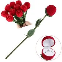 Order & Smile Schmuck Geschenkbox Ring-Etui „Rose“ Ringbox / Schmuck-Schachtel / Schmucketui