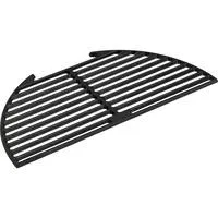 Halber Gusseisenrost Medium, Ø 40cm, Grillrost anthrazit, für Big Green Egg Medium