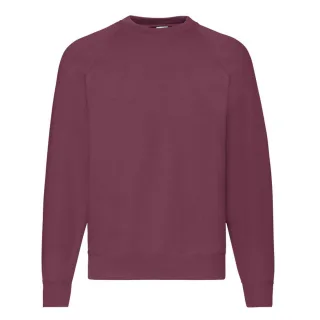 Fruit of the Loom - "Premium" Sweatshirt für Herren angesetzte Ärmel (Burgunderrot)