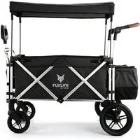 FUXLIFE Bollerwagen FX-CTL900, 5-Punkt Gurte, faltbar, mit Kühltasche