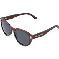 Gamswild Sonnenbrille UV400 GAMSSTYLE Holzbrille polarisierte, getönte Gläser Damen Herren Modell WM0013 in braun, grau, lila