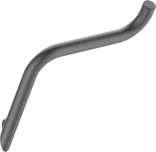 Neuesbad Serie 600 Papierhalter, wandhängend, Oberfläche: Titanium NB1ADI_D2111
