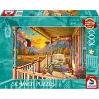Bergland-Veranda, Puzzle 1000 Teile