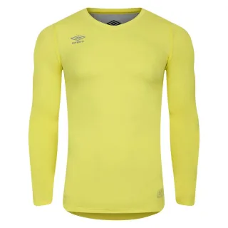 Umbro - "Elite" Base Layer Oberteil V-Ausschnitt für Herren (Zitronentonikum)