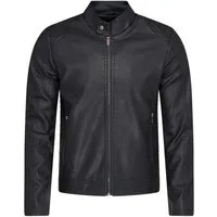 SOULSTAR Lederimitatjacke MJEGNA im Bikerjacken-Stil
