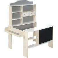 roba® Kaufladen Verkaufsstand weiß/grau