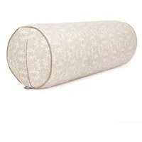 bodhi Yoga Bolster Yoga Bolster gemustert, 65 x Ø 23 cm Madurai, ecru, Dinkel