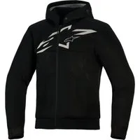 Alpinestars Motorradjacke Chrome Superairflow Motorrad Zip Hoodie Airbag vorbereitet,Ellenbogenprotektoren enthalten,Schulterprotek