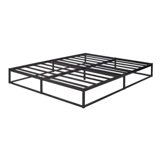 [en.casa] Metallbett, Schwarz, Metall, 140x200 cm, Schlafzimmer, Betten, Metallbetten