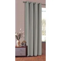Gardinenbox Gardine, Ösen, blickdicht, Schal Matt unifarben Microsatin Micofaser-Gewebe 20405