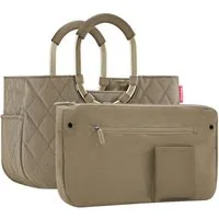 REISENTHEL® Shopper Einkaufstasche mit Innentasche loopshopper M, wasserabweisendes Polyestermaterial - herausnehmbare Innentasche