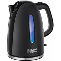 RUSSELL HOBBS Wasserkocher Textures Plus 22591-70 2400 W 1,7 L schwarz, 2400 W