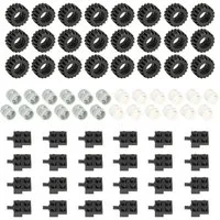 LEGO® LEGO 72-teiliges Räder, Reifen und Achs-Set - Ersatzteile – Zubehör Spielbausteine