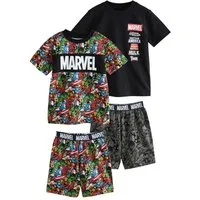 Next Pyjama 3er-Pack kurze Schlafanzüge, Marvel (4 tlg)