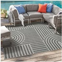 Sanat Teppich Berlin 1, auch als Läufer und in Rund, rechteckig, Höhe: 6 mm, In -und Outdoor geeignet, Außenbereich, Terrasse, Balkon, auch Läufer