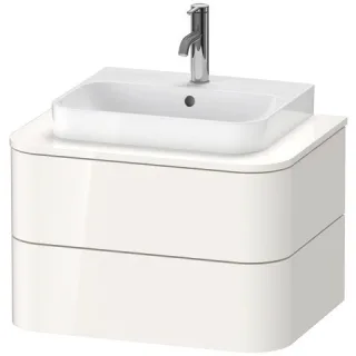 Duravit Happy D.2 Plus Konsolenwaschtischunterbau wandhängend Weiß Hochglanz 650x480x408 mm - HP4960 HP496002222