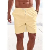 John Devin Shorts - Bermuda in sommerlichen Farben kurze Schlupfhose aus elastischer, gewebter Baumwollqualität