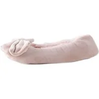 Next Ballerina-Slippers aus Velours mit Schleife Hausschuh (1-tlg)