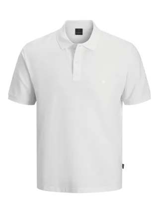 JACK&JONES - JPRBLAWESTON SS POLO JNR Bright White - Gr. - 176
