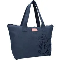 Vadobag Shopper Damen Cord Umhängetasche Disney Minnie Mouse marineblaue Tasche