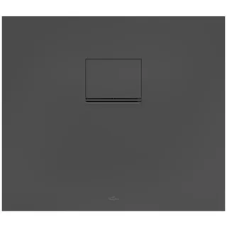Villeroy & Boch Squaro Infinity Duschwanne UDQ8070SQI2IV1S, 80 x 70 x 4 cm, anthrazit