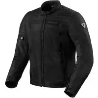 Revit Motorradjacke Revit Eclipse 2 Textiljacke Schwarz atmungsaktiv