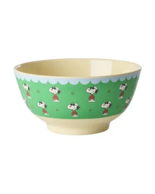 Rice Schüssel mit Snoopy Print, grün