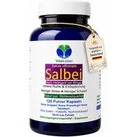 VitalLeben Salbei nach Hildegard von Bingen Kein Extrakt ohne Zusatzstoffe Kapseln, 1 er Dose à 50,4 g, Art. 27265-120