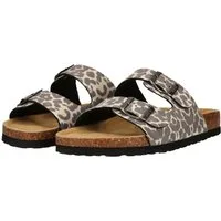 nou Whitehill V2 Cork leopardgrau Damen Sandale