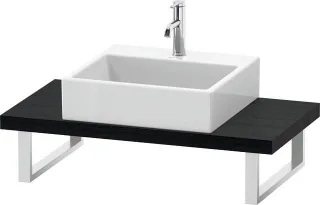 Duravit L-Cube Konsole Eiche Schwarz Matt 800x480x45 mm - LC100C01616 LC100C01616
