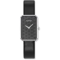 Engelsrufer Quarzuhr Lebensblume ERWA-LIFL-LBK1-RS, Armbanduhr, Damenuhr, Lederarmband, analog