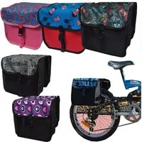 Aves-24 Fahrradtasche FAHRRADTASCHE Kinder Kinderfahrrad 14" 16" 18" 20" Tasche Satteltasche, 10. Mini - Justice