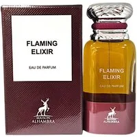 Maison Alhambra Duft-Set Flaming Elixir Eau de Parfum 80ml + Parfümzerstäuber (leer) Set