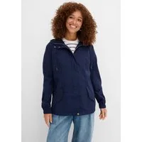 bonprix Allwetterjacke sportlicher Stil, leichter Parka mit Kapuze, mit seitlichen Taschen