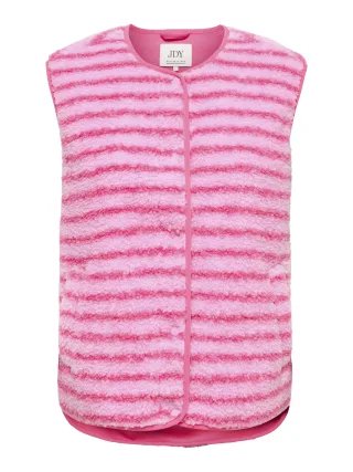 JDY - JDYSIMINA TEDDY PRINT WAISTCOAT OTW QIQ Hot Pink - Gr. - L