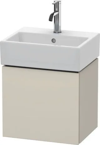 Duravit L-Cube Waschtischunterbau wandhängend Taupe Matt 434x341x400 mm - LC6245R9191 LC6245R9191