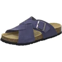 AFS-Schuhe 214153 Kralle Pantolette für Damen mit Fußbett, bequeme Sandalen aus Leder